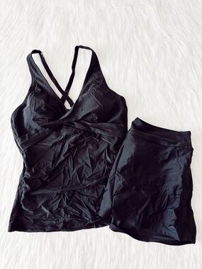 NWT Amazon Tankini Swim Set Size Medium